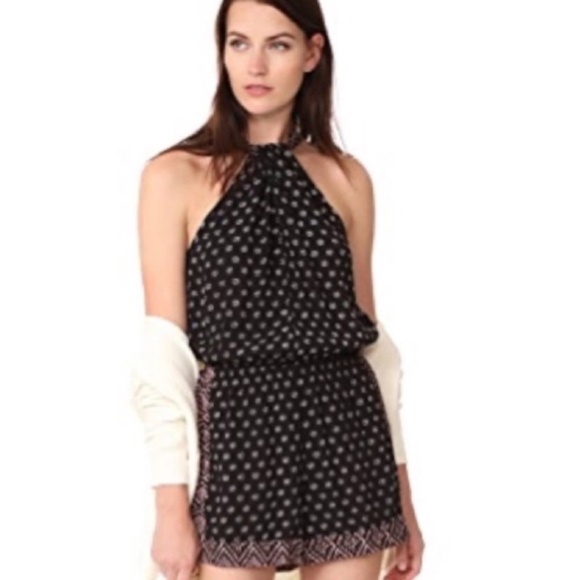 Splendid Island Stamp Twist Neck Romper Small - Picture 5 of 11